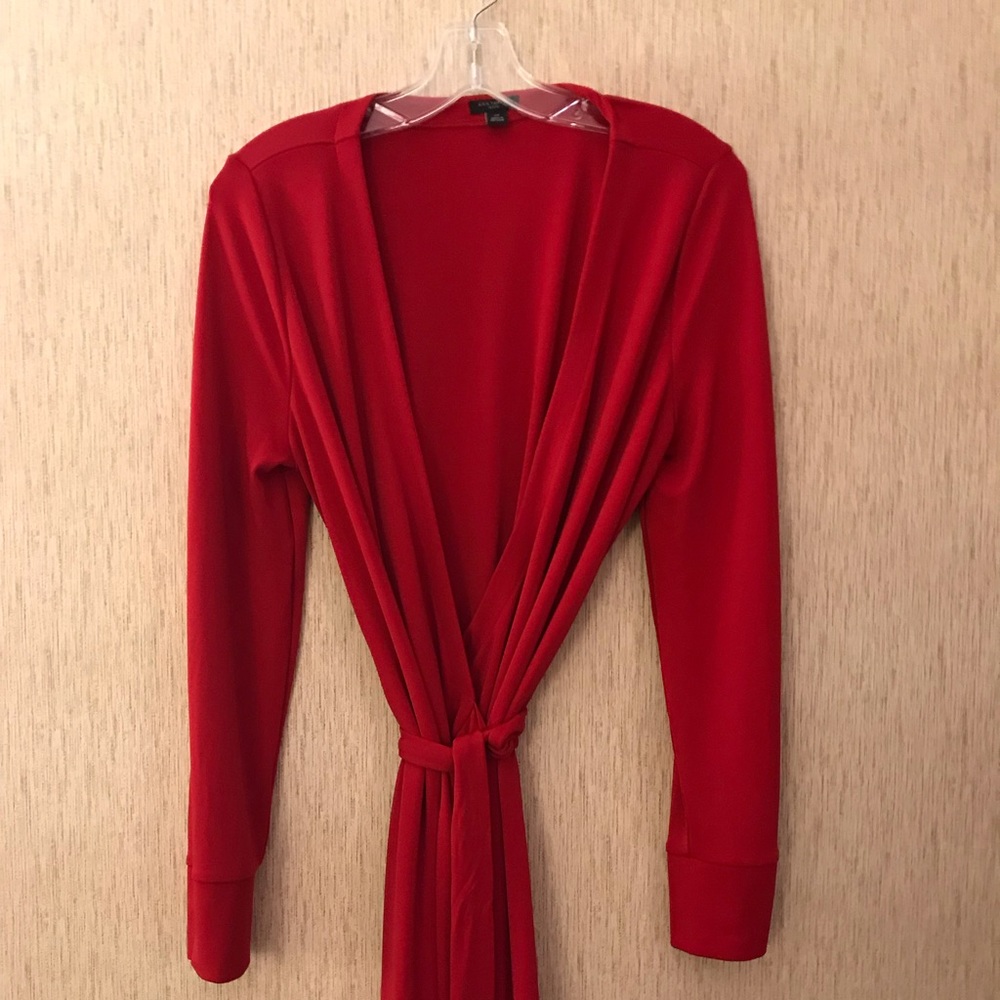 Ann Taylor Button Cuff Wrap Dress